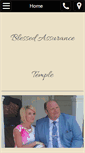 Mobile Screenshot of blessedassurancetemple.com